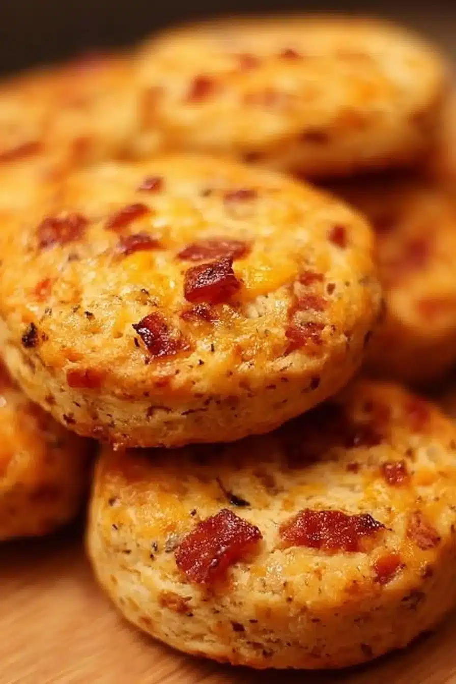 Biscuits apéro au chorizo et emmental savoureux et croustillants