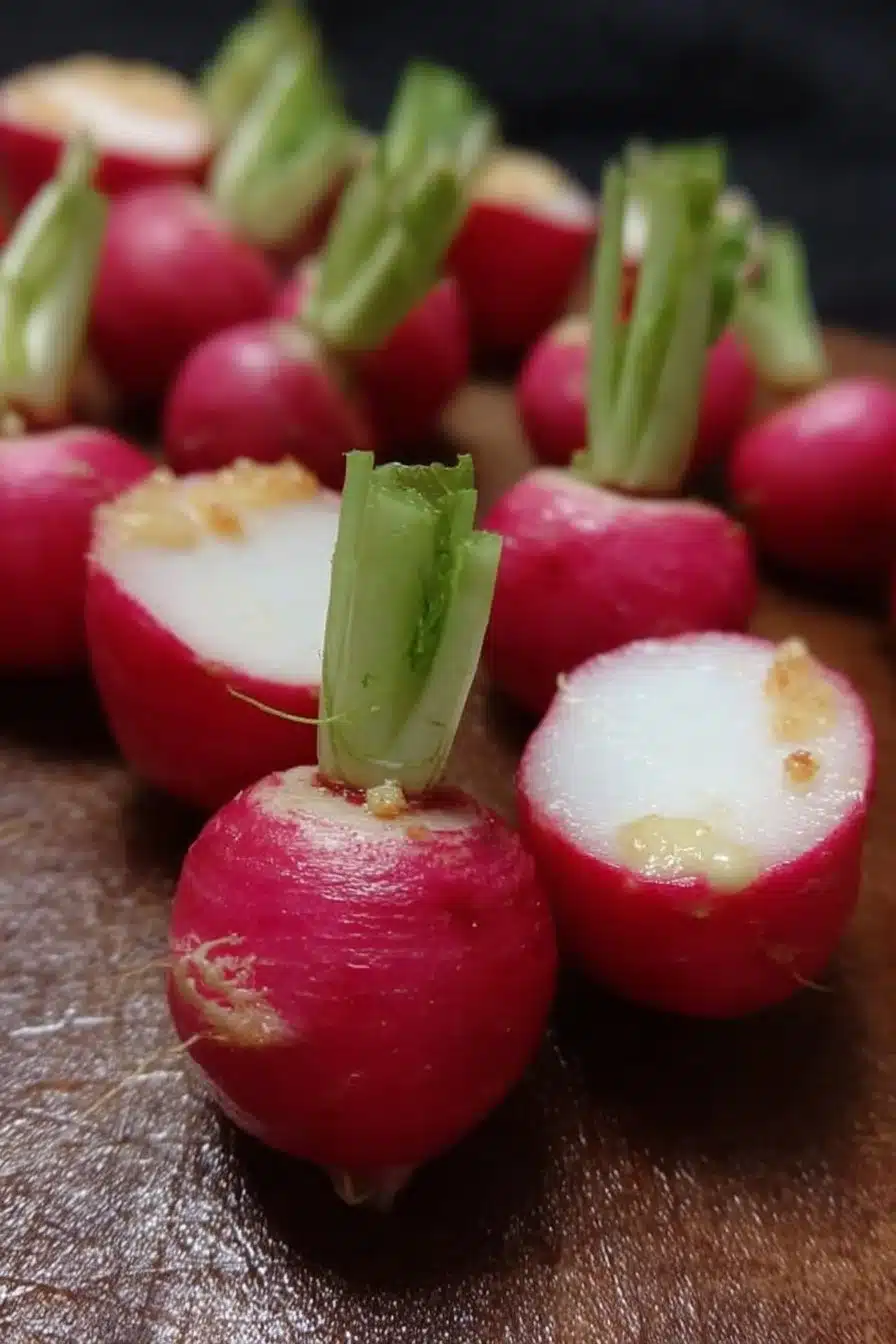 Salade de radis beurre revisité avec vinaigrette légère