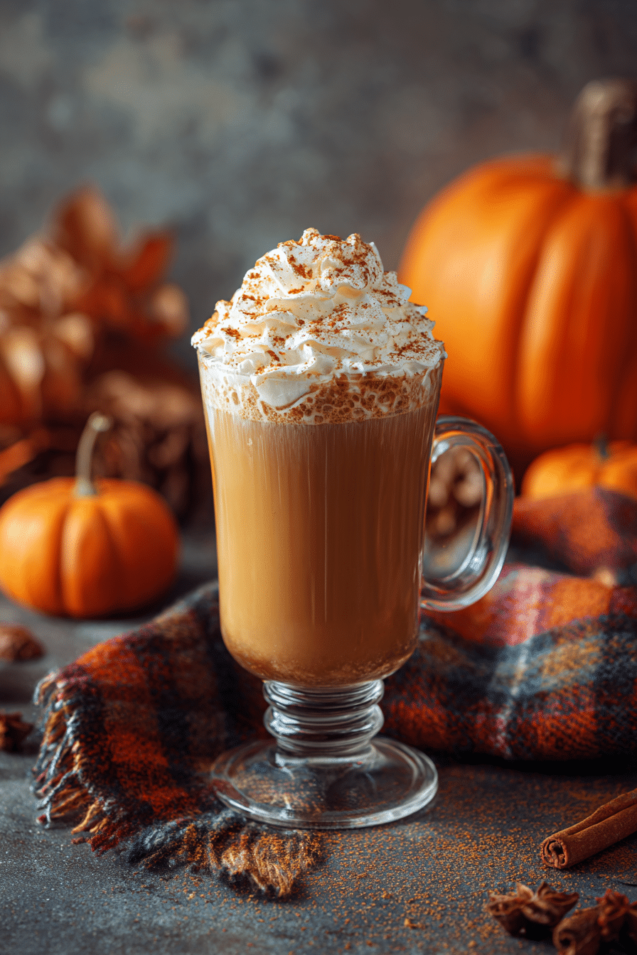 Pumpkin Spice Latte maison, boisson automnale au café, potimarron et épices
