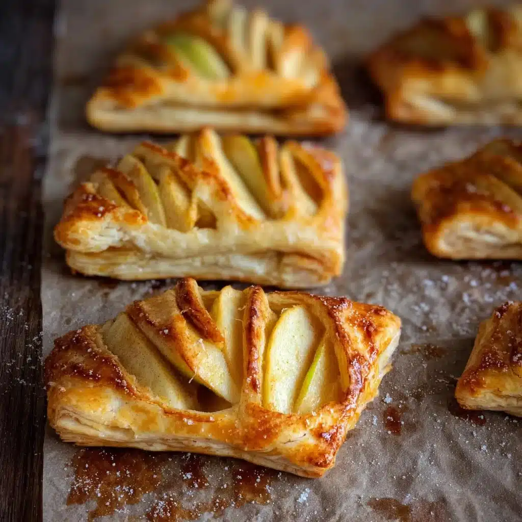 Recette de chaussons aux pommes express avec une garniture sucrée
