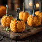 Fromages enrobés façon citrouilles – apéritif Halloween original et savoureux