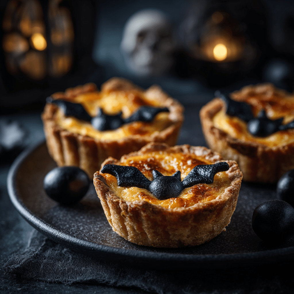 Mini quiches chauves-souris – apéritif Halloween original et croustillant