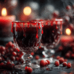 Mocktail Sang de Vampire – boisson Halloween rouge sans alcool