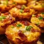 Muffins de Pommes de Terre Rissolées avec Bacon et Œufs
