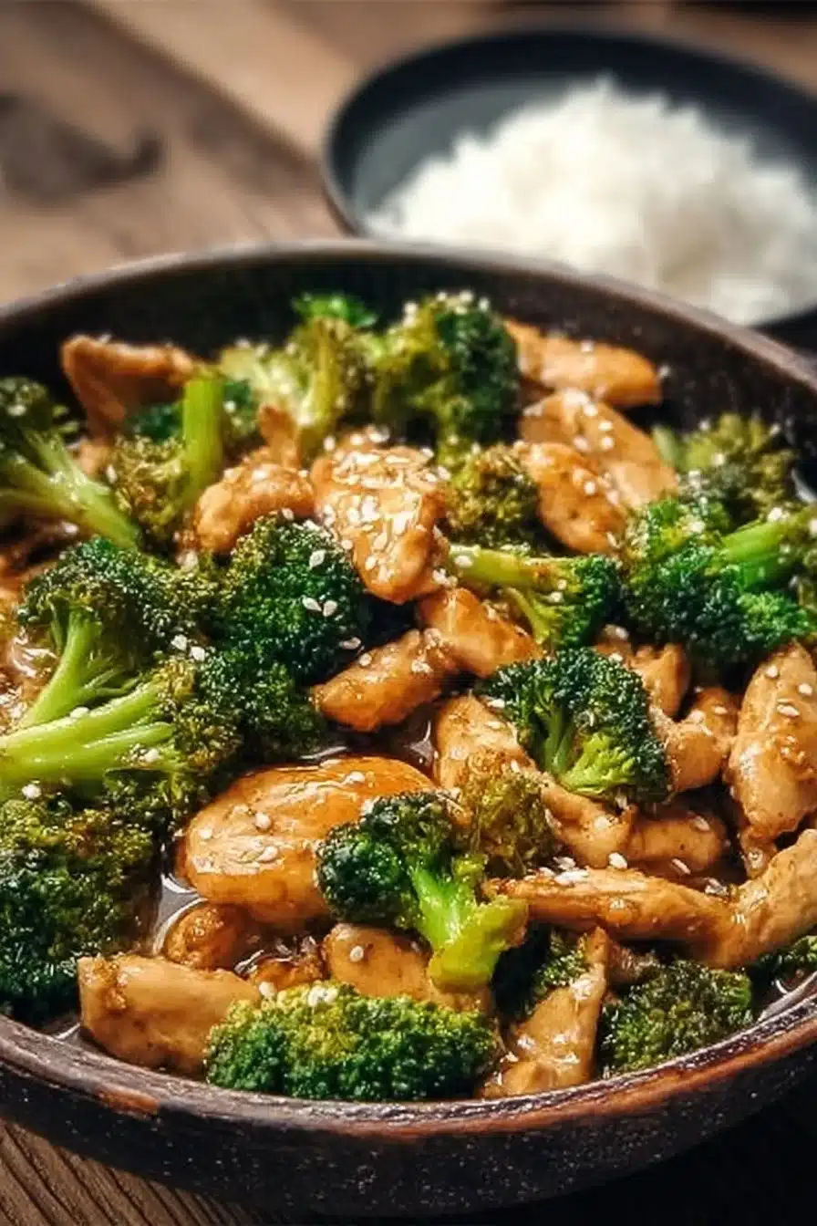Plat de Poulet Sauté au Brocoli, délicieux et facile à préparer