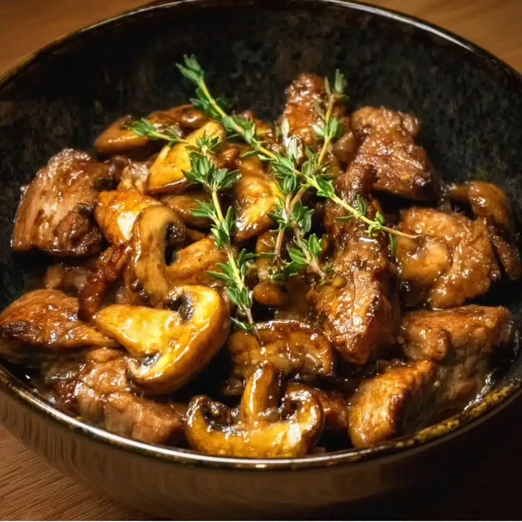 Sauté de veau mijoté dans un plat, garniture et légumes frais