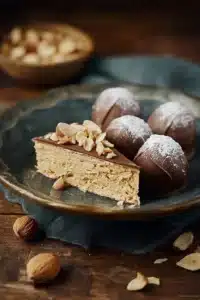Succès Praliné, un dessert irrésistible au praliné délicieux.