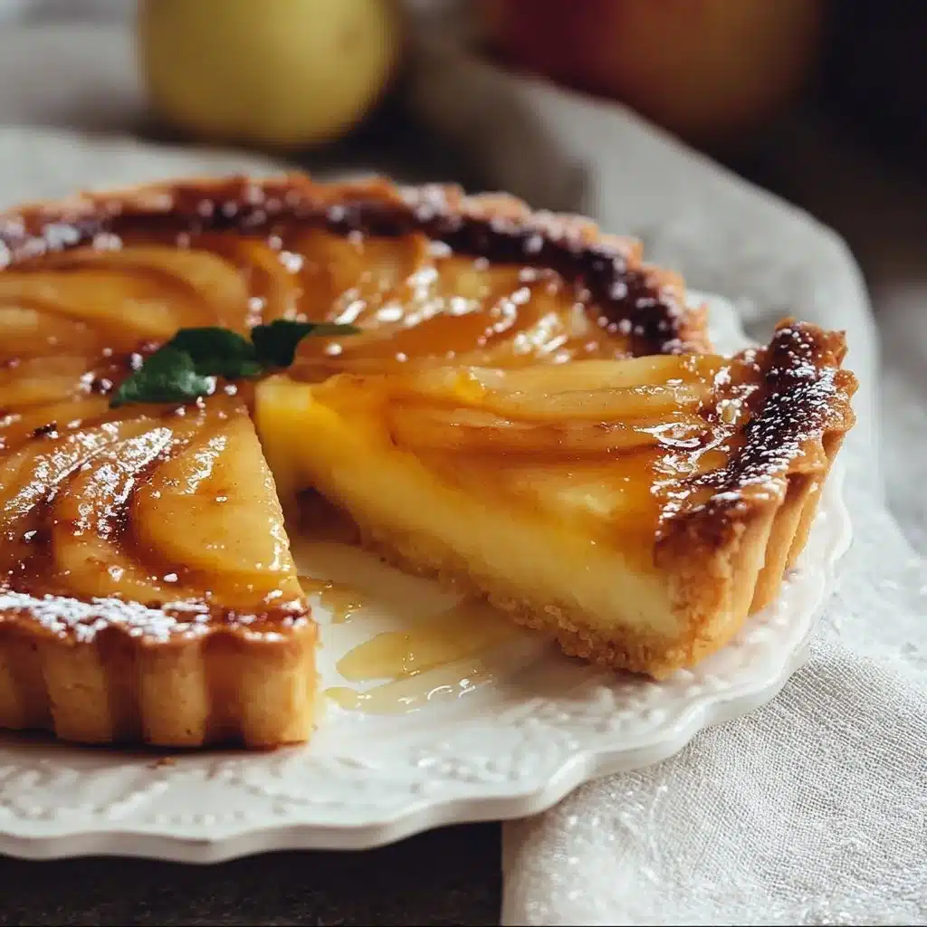 Tarte-Flan aux Pommes à l’Ancienne, un dessert traditionnel savoureux