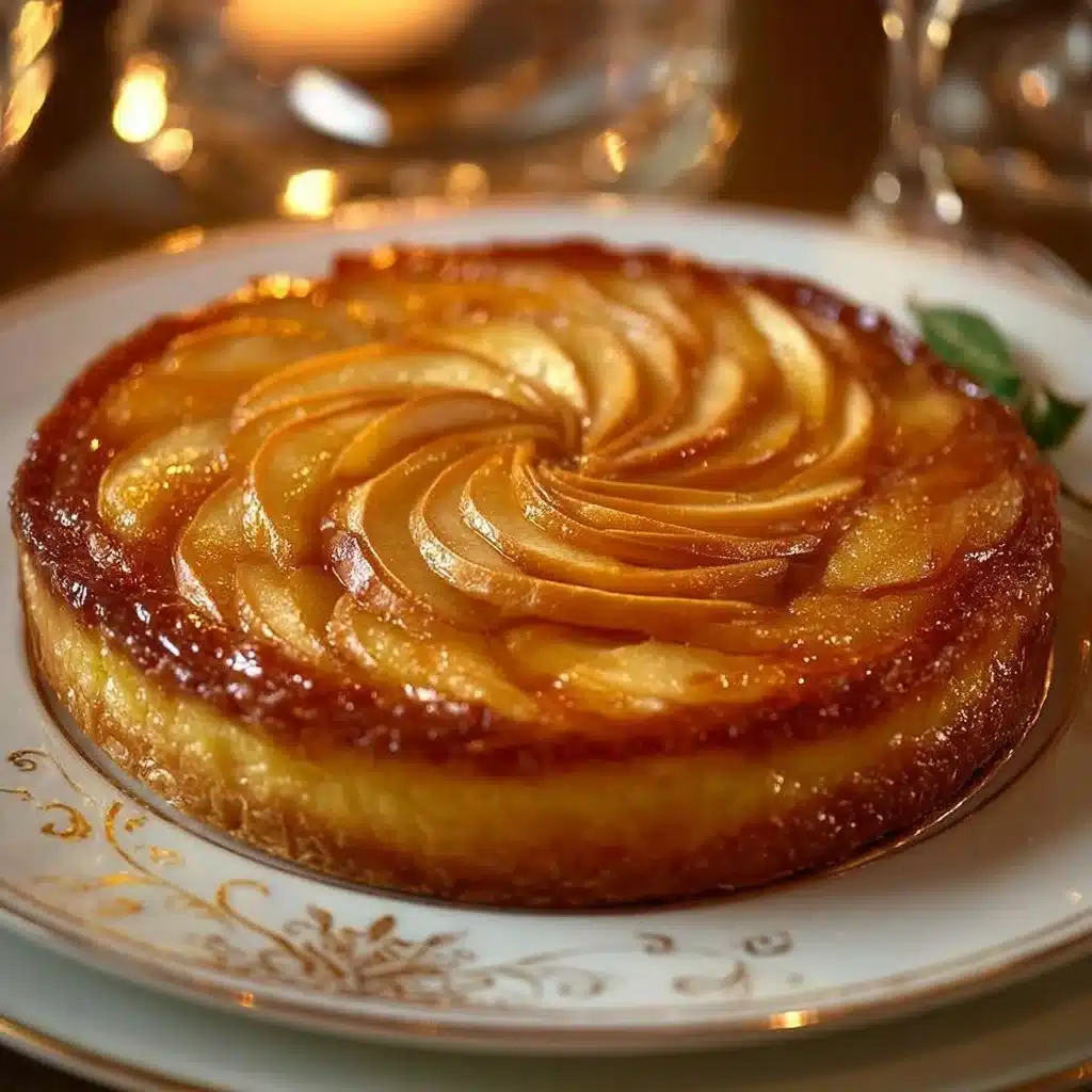 Tarte-Flan aux Pommes à l'Ancienne, un dessert traditionnel français délicieux.