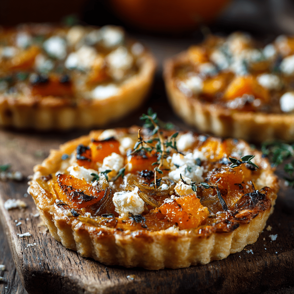 Tarte rustique butternut, oignons caramélisés et feta — recette d’automne sucrée-salée et réconfortante