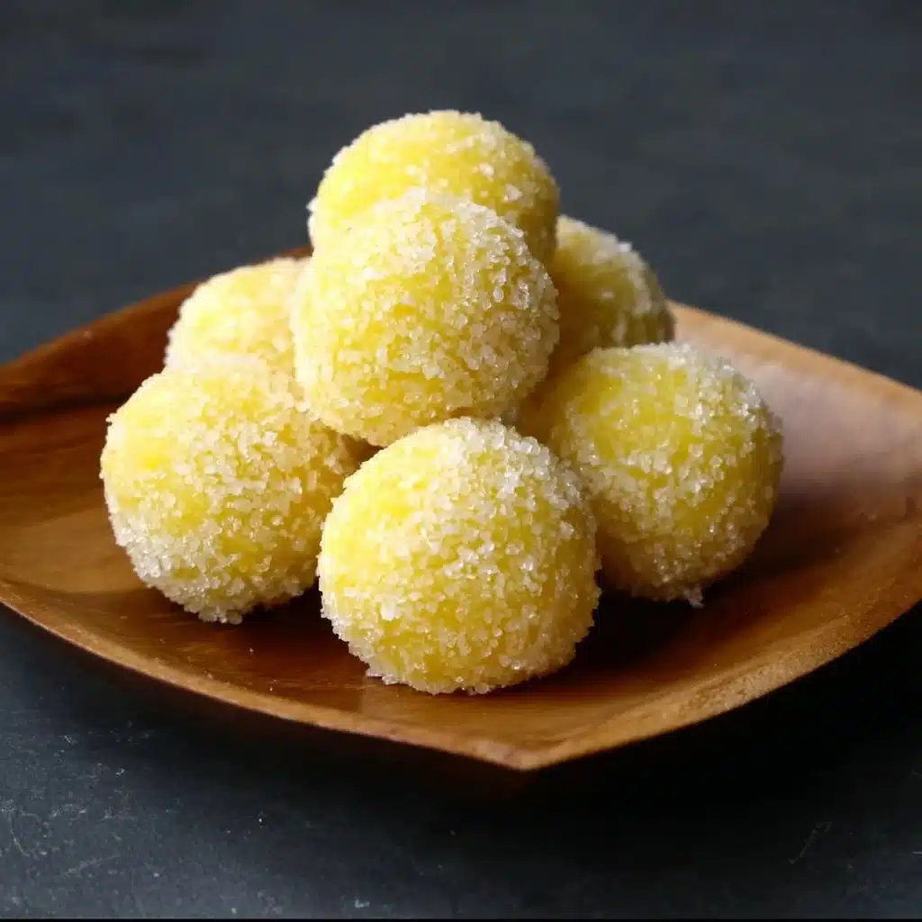 Truffes au Citron maison avec un garniture crémeuse et acidulée