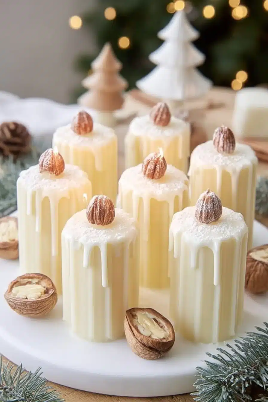 Charlotte aux Pommes de Noël avec décoration festive et pommes caramélisées.