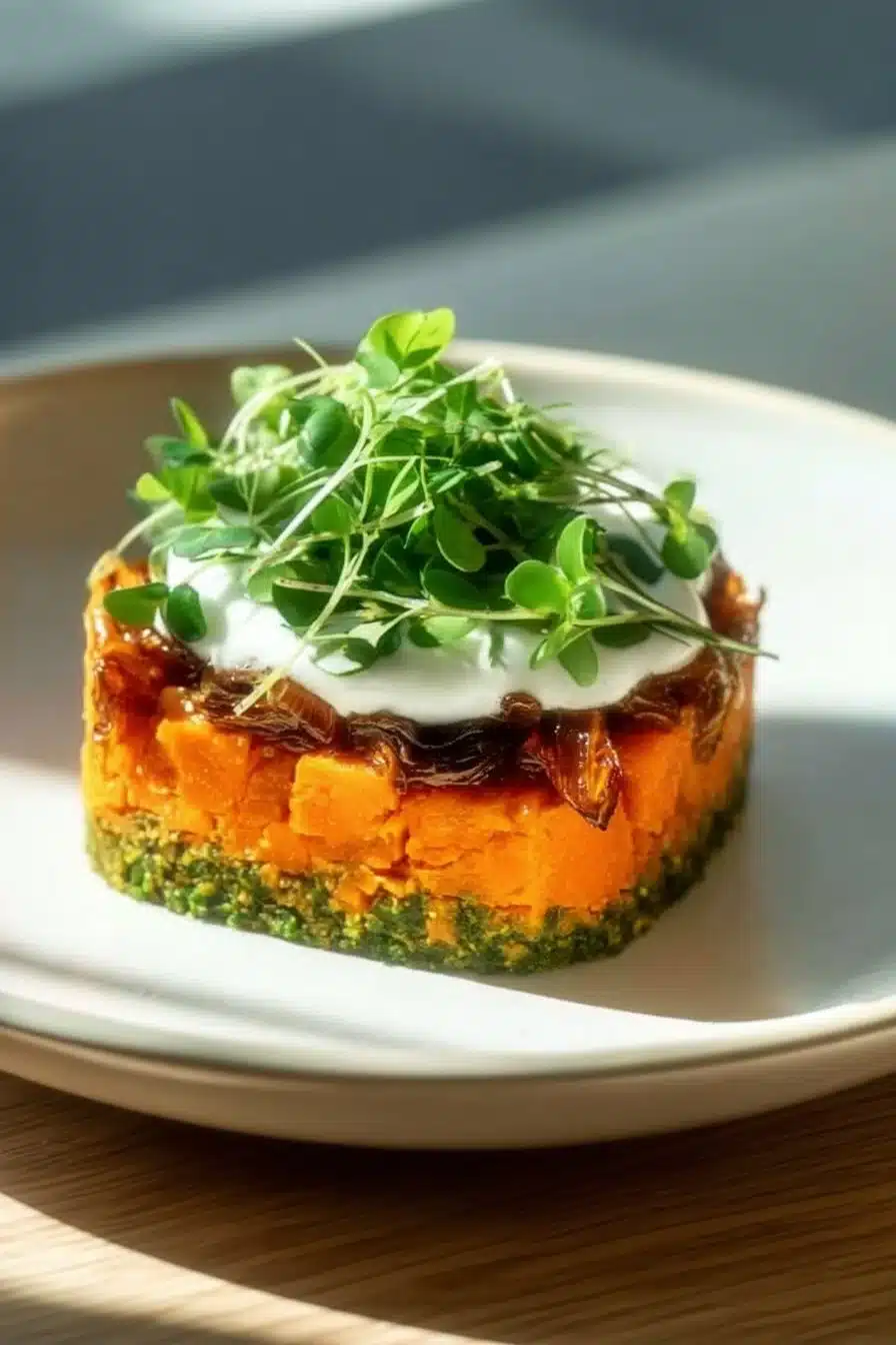 Cheesecake végétarien multicolore avec des fruits frais et une croûte délicieuse