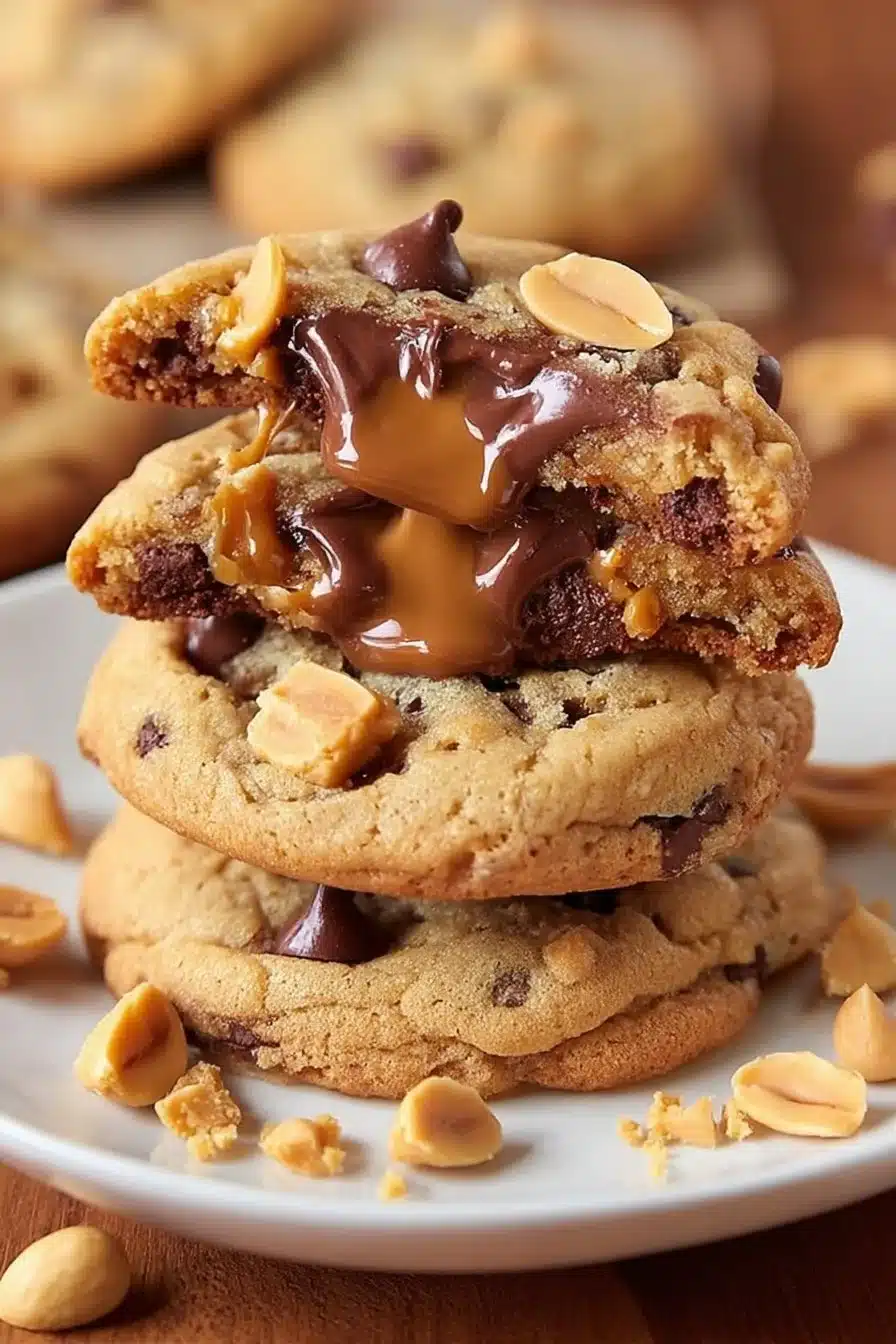 Cookies au beurre de cacahuète délicieux et fondants