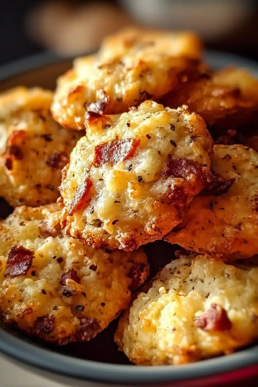 Cookies salés parmesan et noix, irrésistibles et savoureux