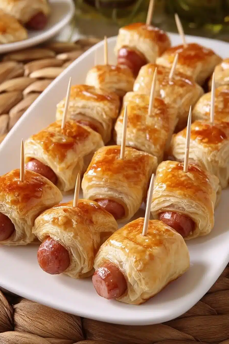 Recette de feuilleté aux saucisses facile et savoureuse