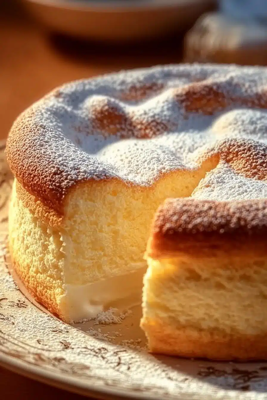 Gâteau Nuage de Grand-Mère, léger et aérien, idéal pour les desserts