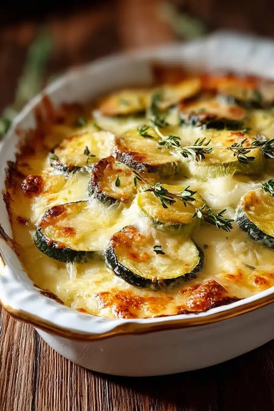 Gratin de Courgettes au Thon, plat délicieux et facile à préparer