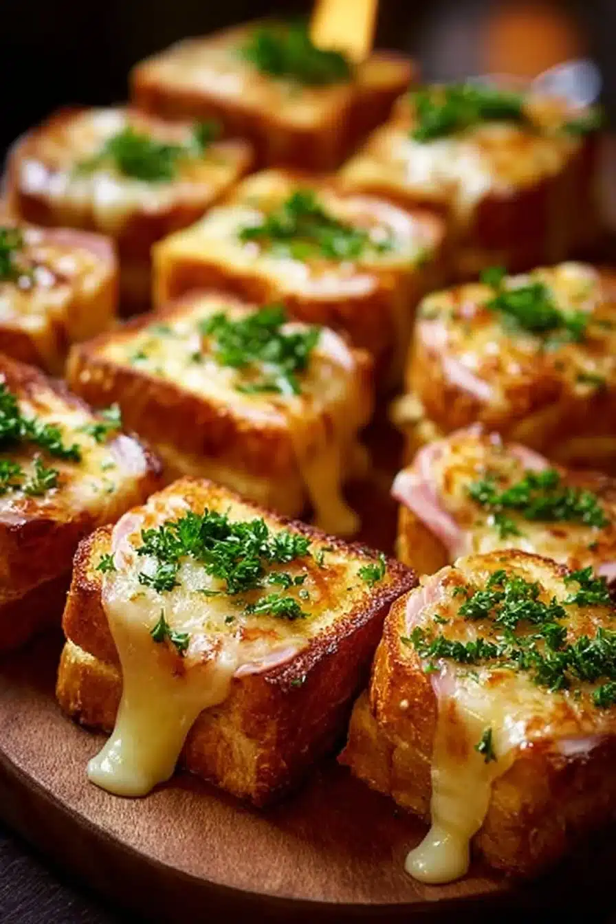 Recette de Petits Croques Apéritifs Inratables, idéals pour vos apéros.