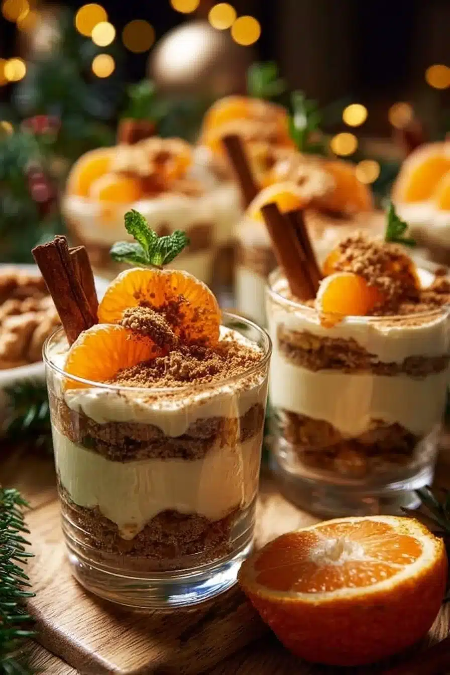 Tiramisu de Noël revisité avec une touche festive