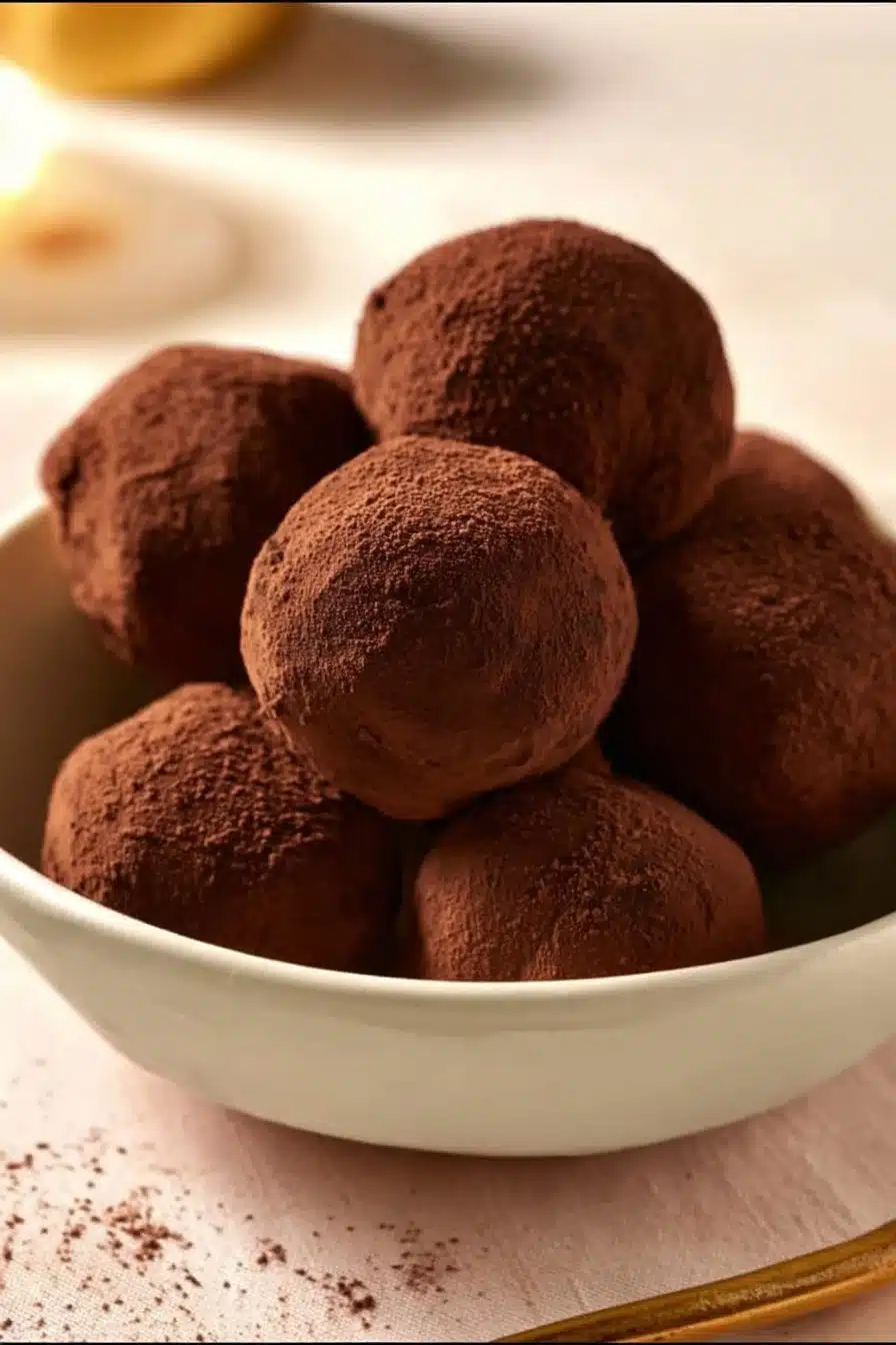 Recette facile de truffes au chocolat maison