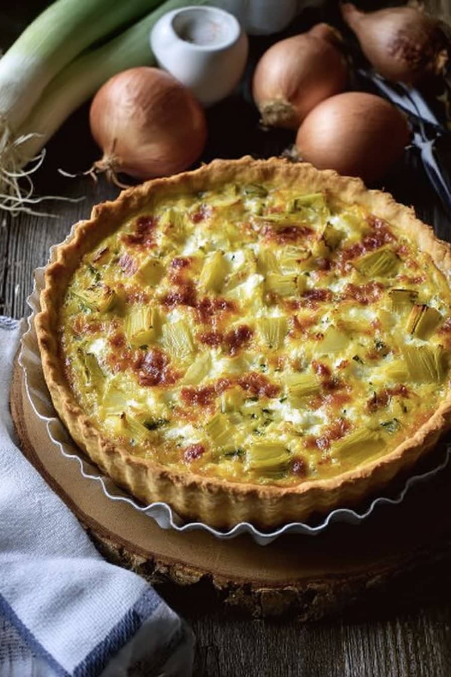 Tarte aux Poireaux