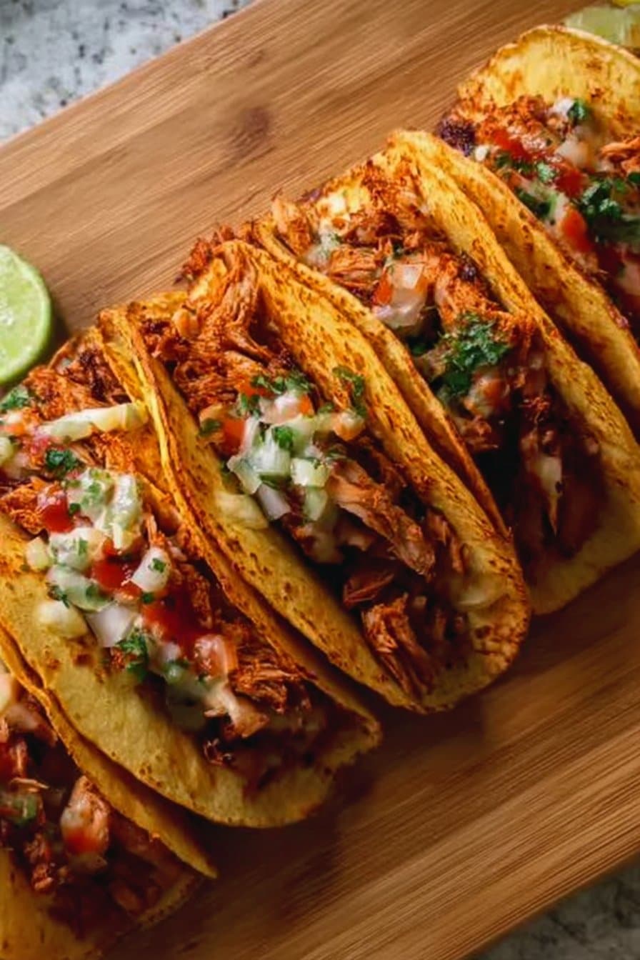 Tacos au poulet croustillants