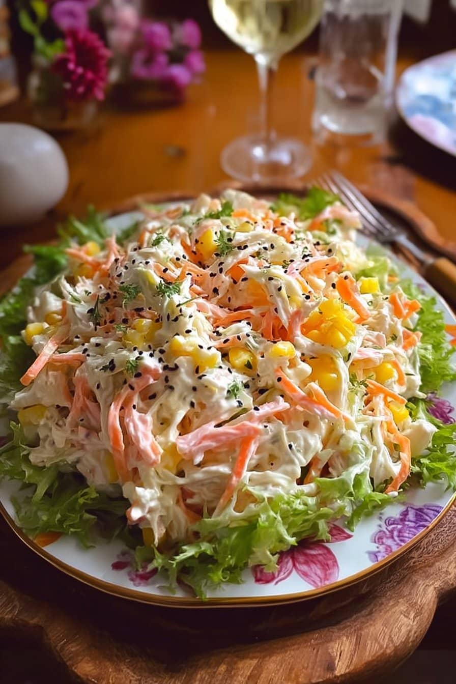 Salade Crabe Crémeuse