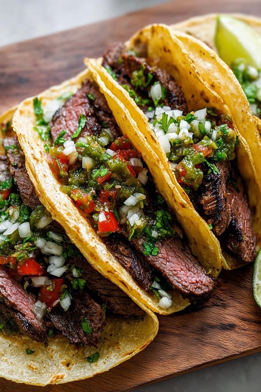 Tacos de viande grillée