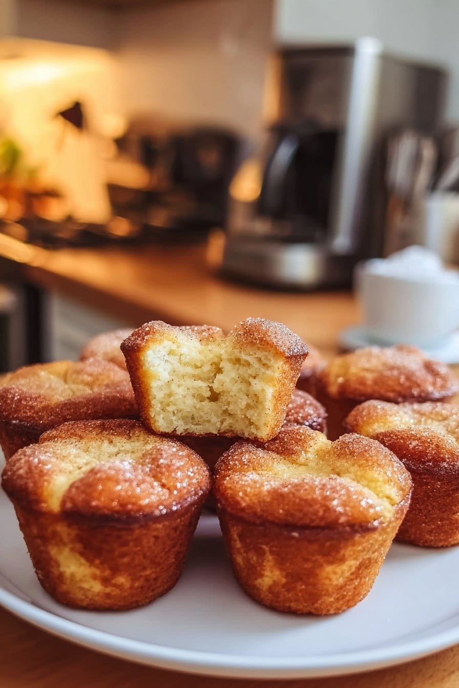 Muffins à la cannelle et au sucre