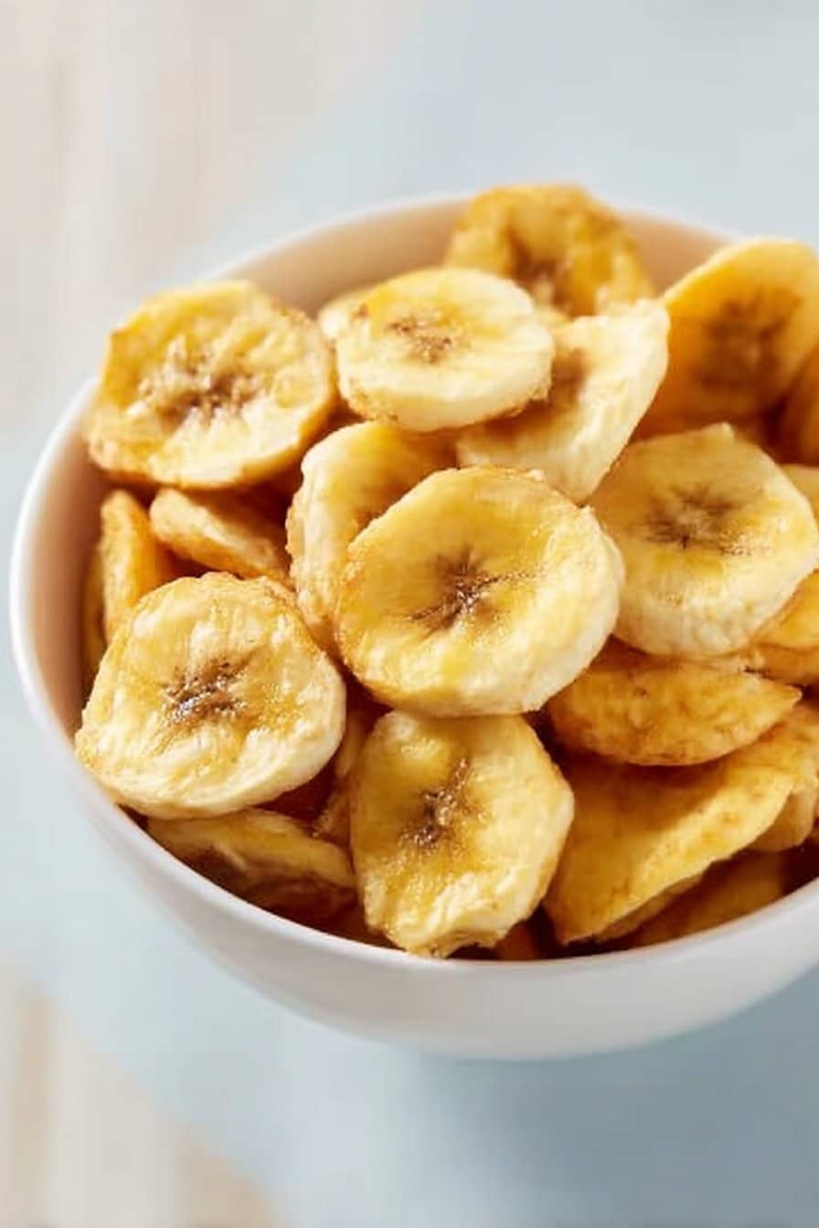 Chips de banane à l'air fryer