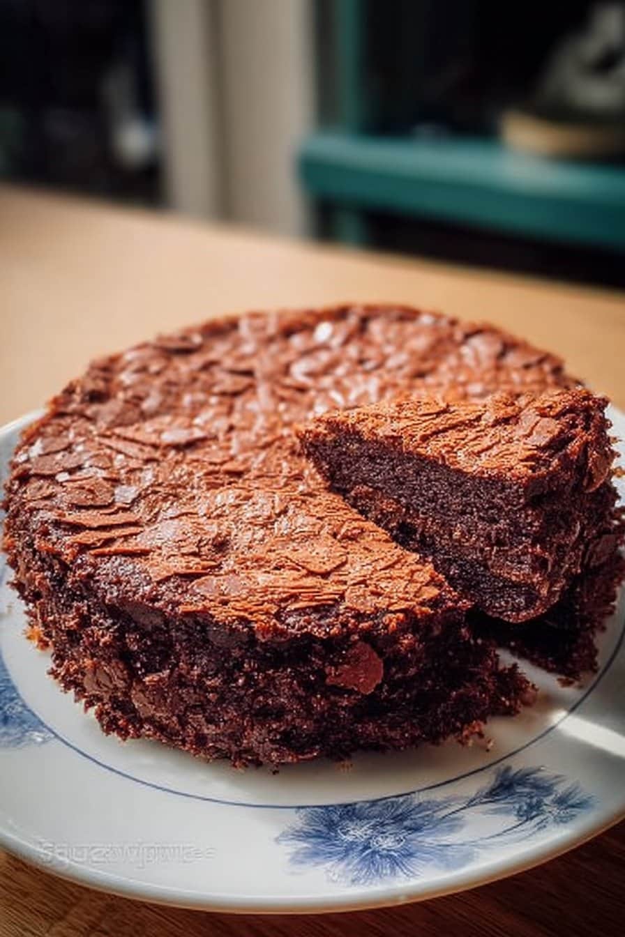 Gâteau au chocolat croustillant
