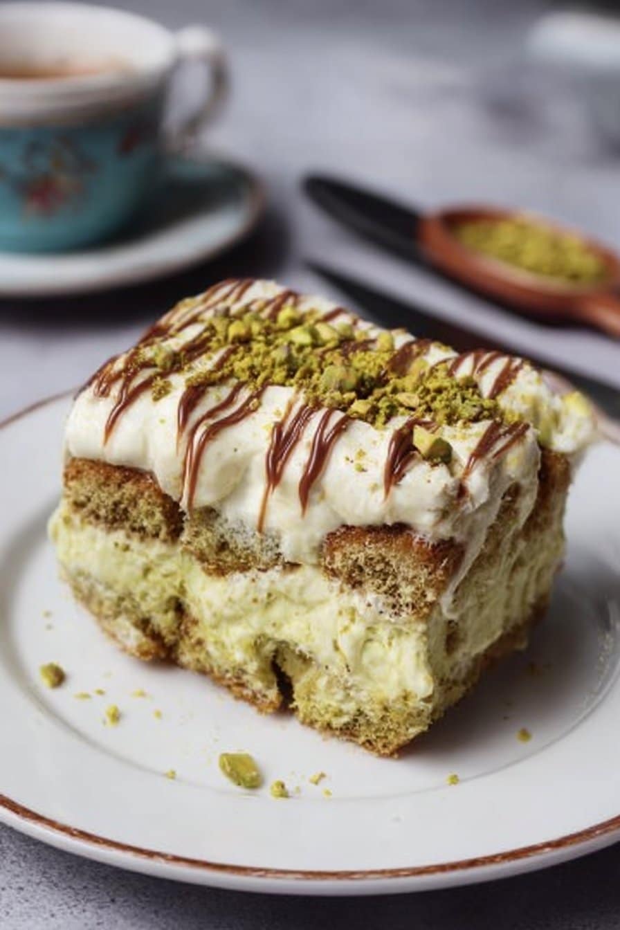 Tiramisu aux pistaches