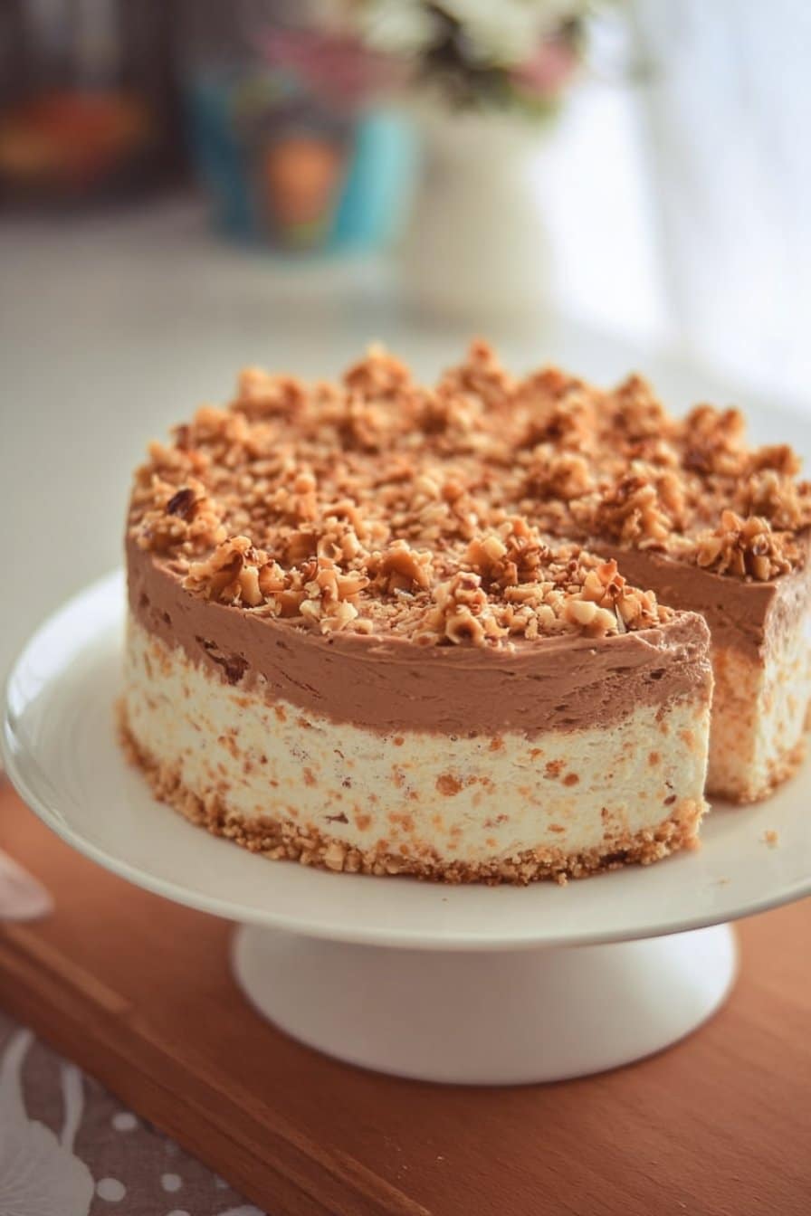 Gâteau nuage praliné