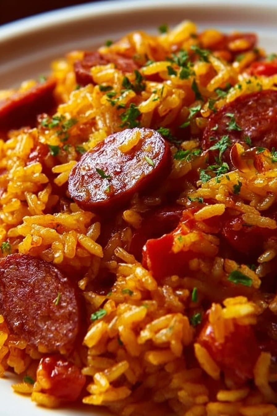 Riz au chorizo et à la tomate