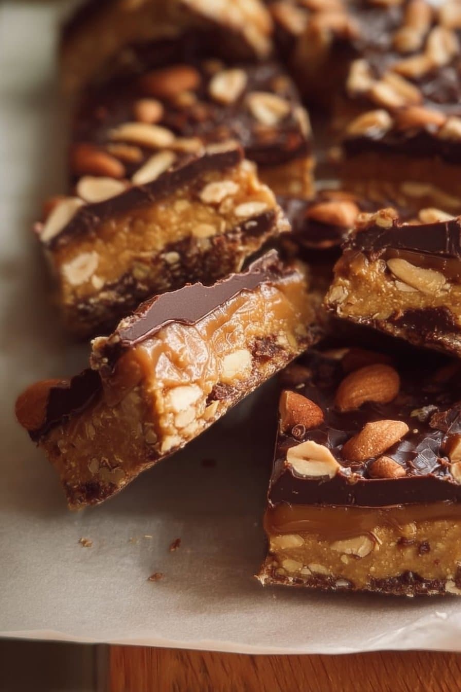 Barres de Cacahuètes et Chocolat