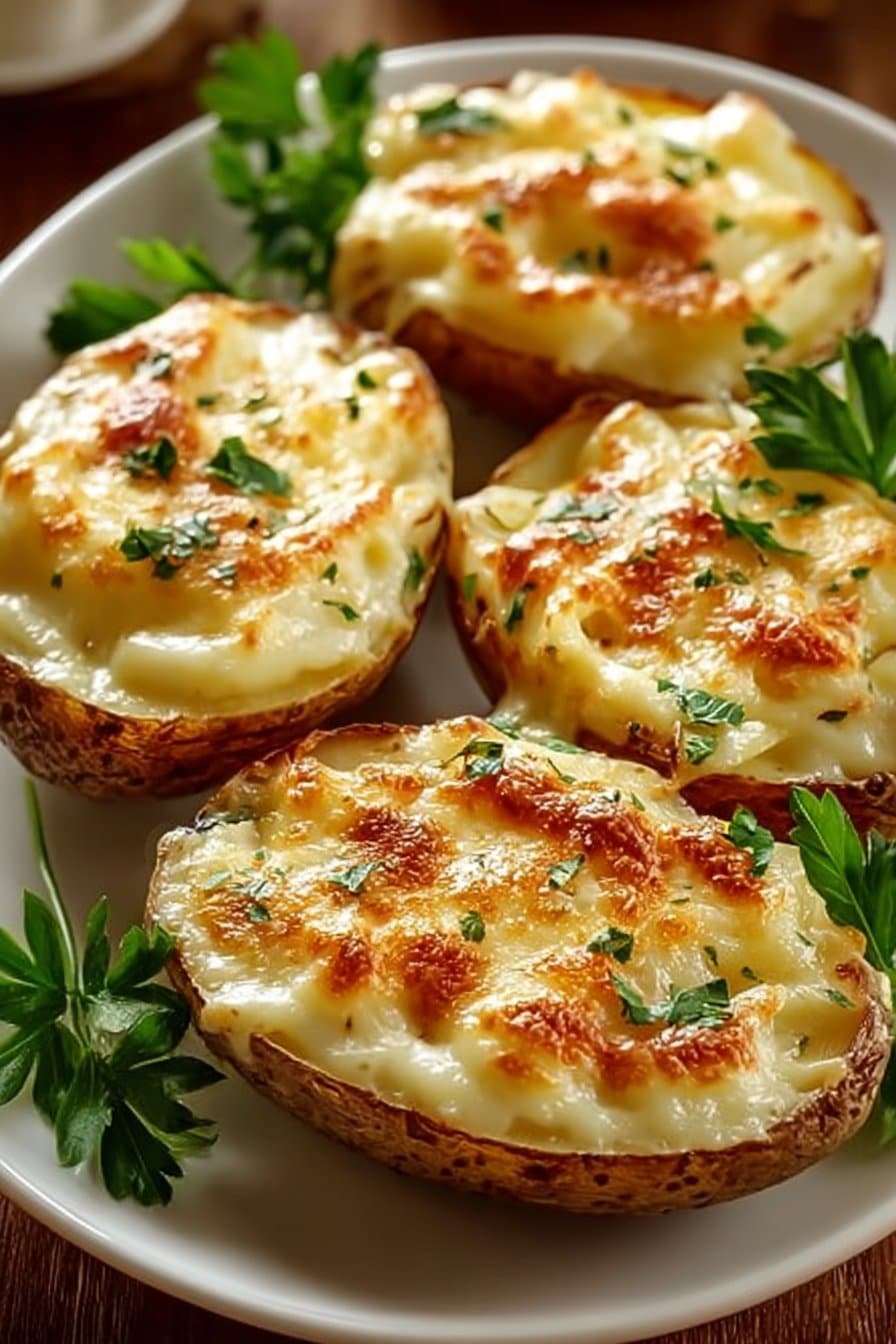 Pommes de Terre Gratinées au Fromage