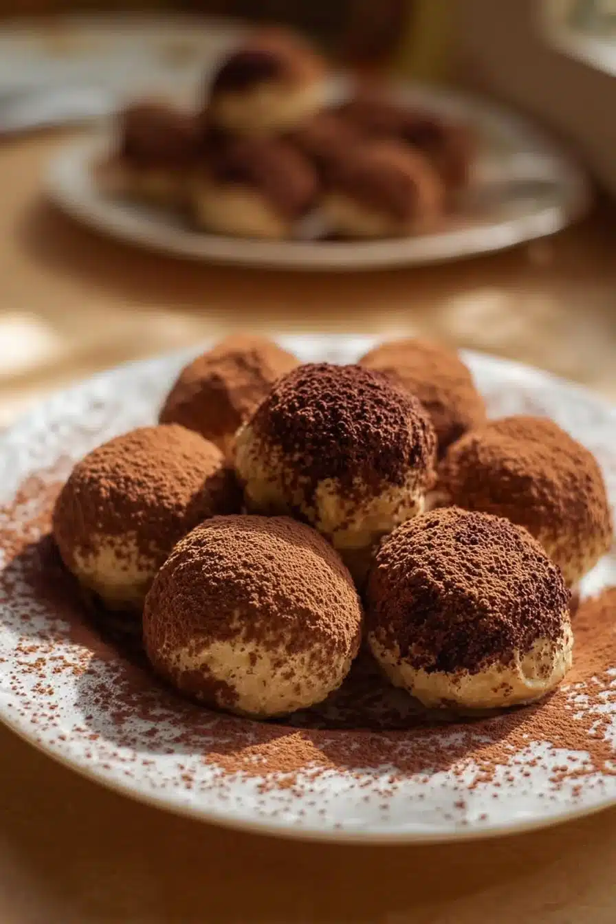 Bombes de Tiramisu Crémeux, dessert italien savoureux