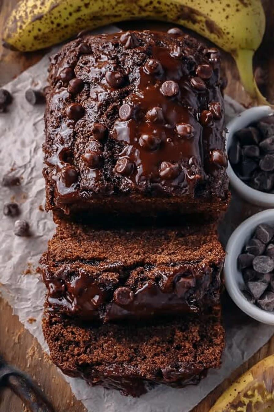 Banana Chocolate Healthy Bread