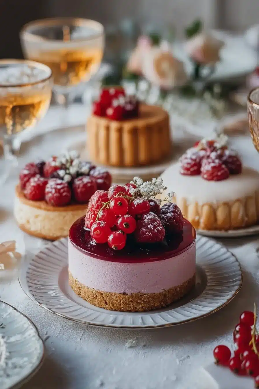 Desserts glamour élégants pour célébrer Saint-Sylvestre avec style