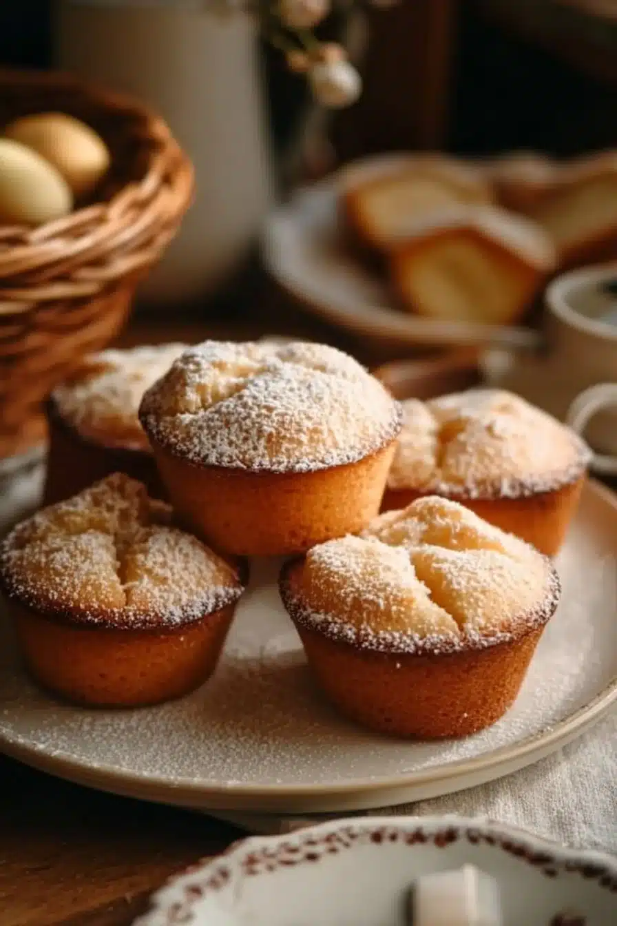 Financiers moelleux à la poudre d'amande, préparation délicieuse en pâtisserie