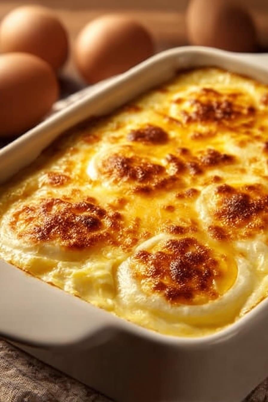 Gratin d'œufs durs