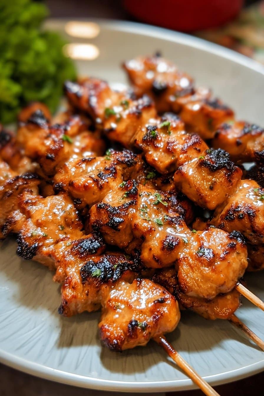 Brochettes de poulet Bang Bang