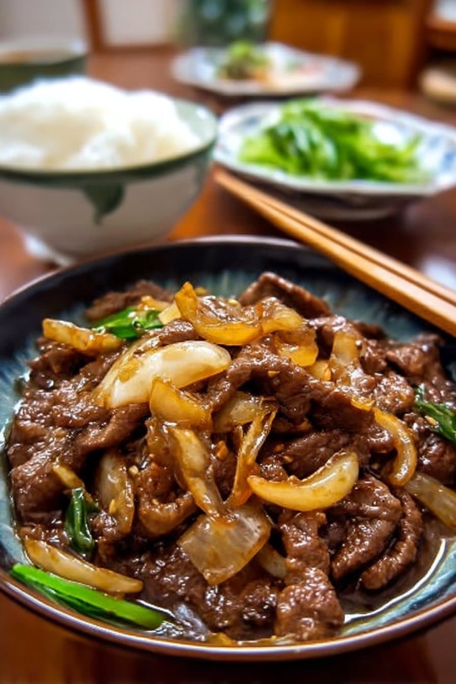 Bœuf Sauté aux Oignons