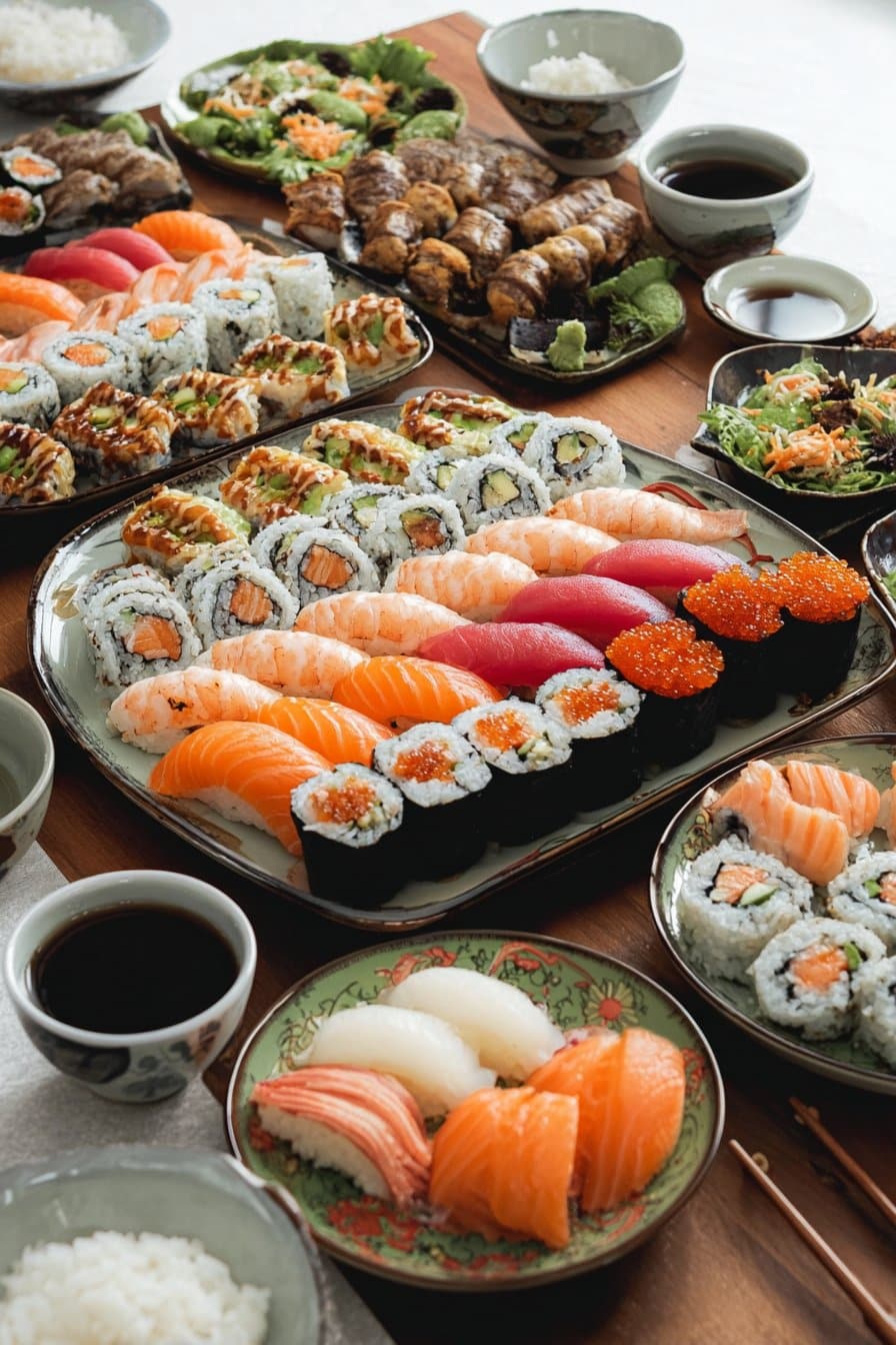 Plateau de sushi raffiné Succession