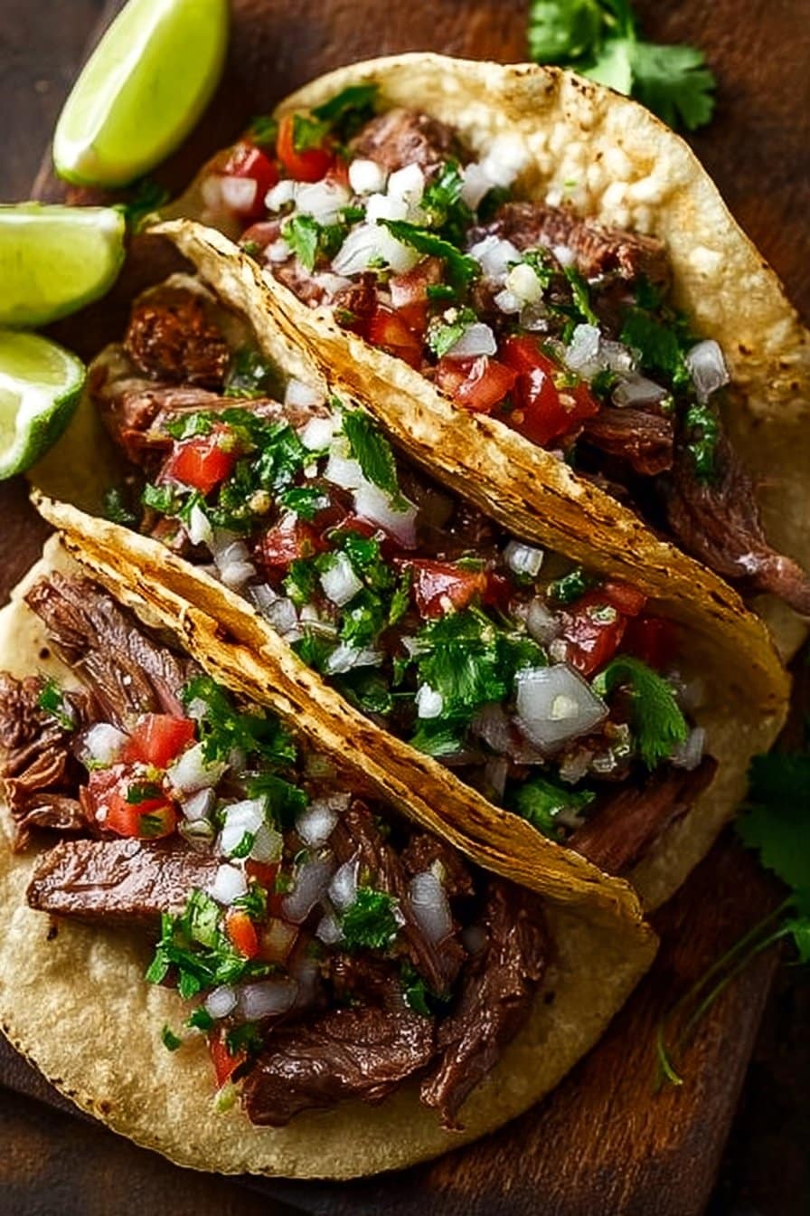 Tacos de viande de bœuf grillée