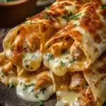 Recette de Poulet Crème Fromage, plat crémeux et savoureux au poulet.