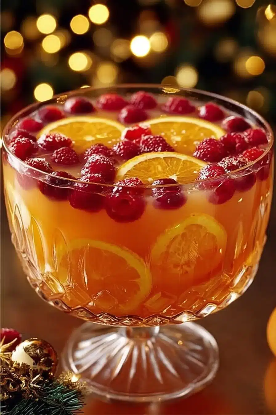 Un verre de Punch Royal Noël, boisson festive pour célébrer les fêtes.