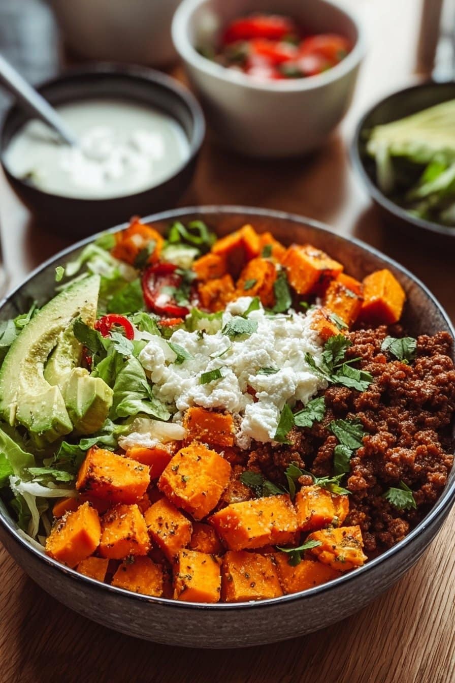 Bol de Tacos de Patate Douce