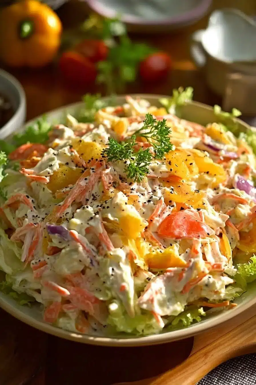 Salade Crabe Crémeuse